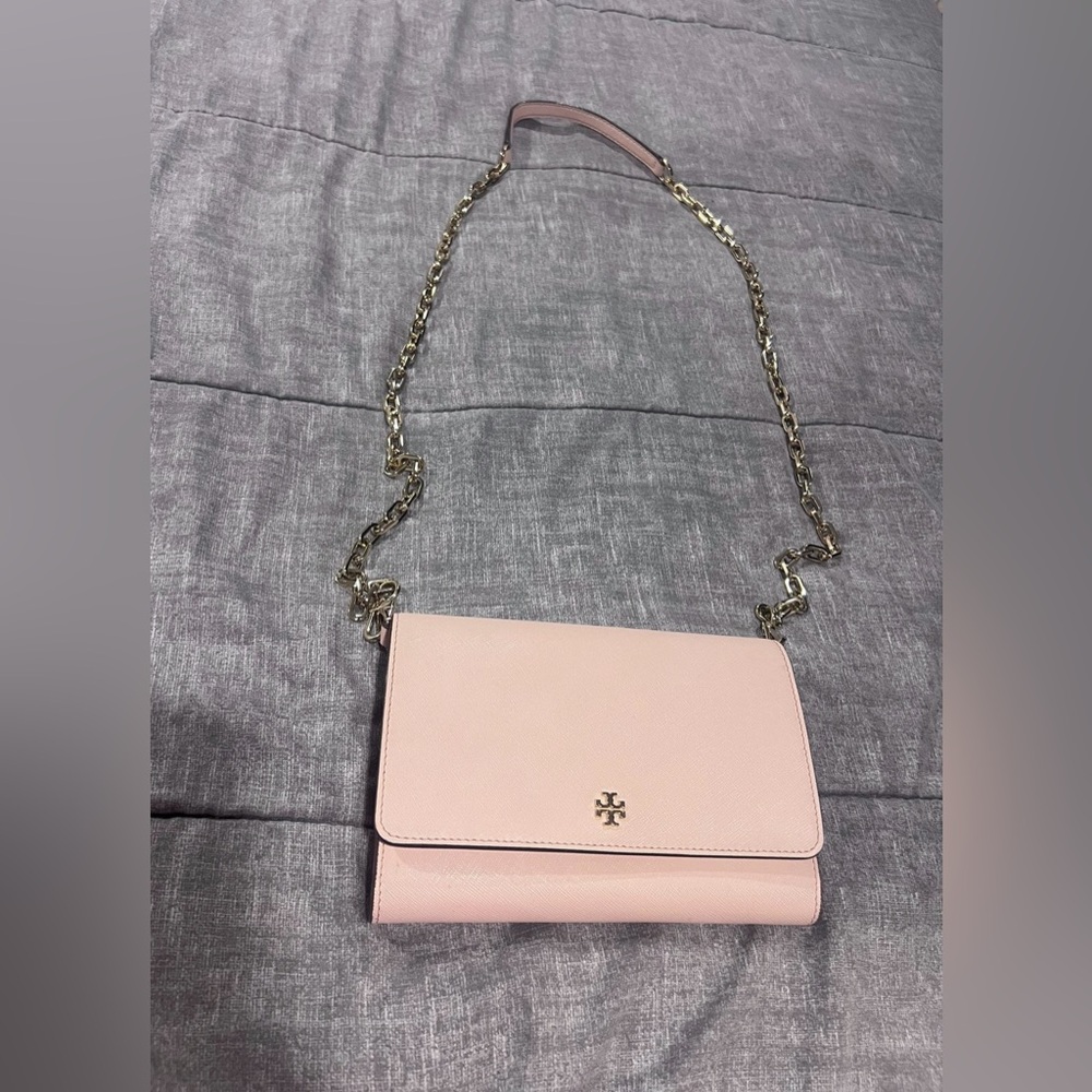 Tory Burch chain crossbody wallet